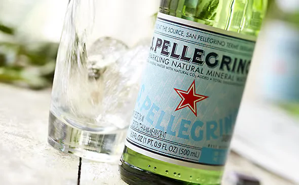 San Pellegrino Sparkling (1 liter bottle)